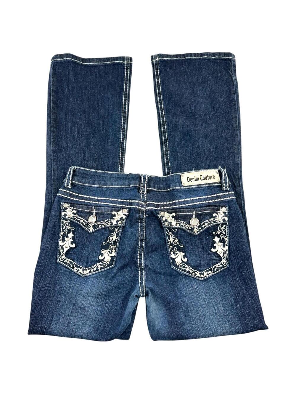 Denim Couture‎ Royal Fleur Embellished Jeans